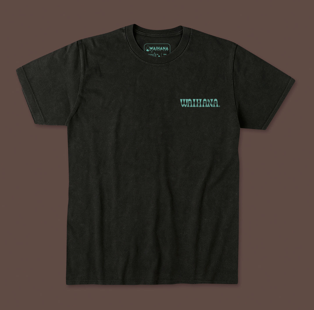 Camiseta premium de pima lavada con ácido Wahine of the Deep