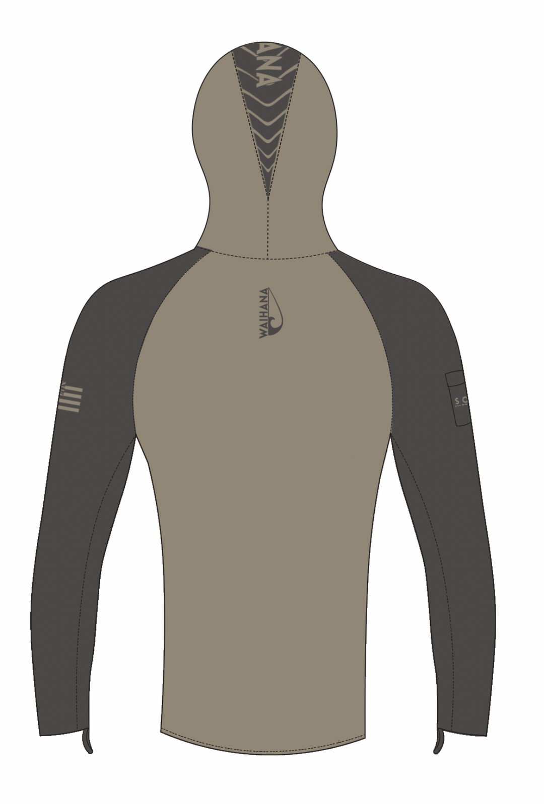 Rashguard con capucha para pesca submarina Mana