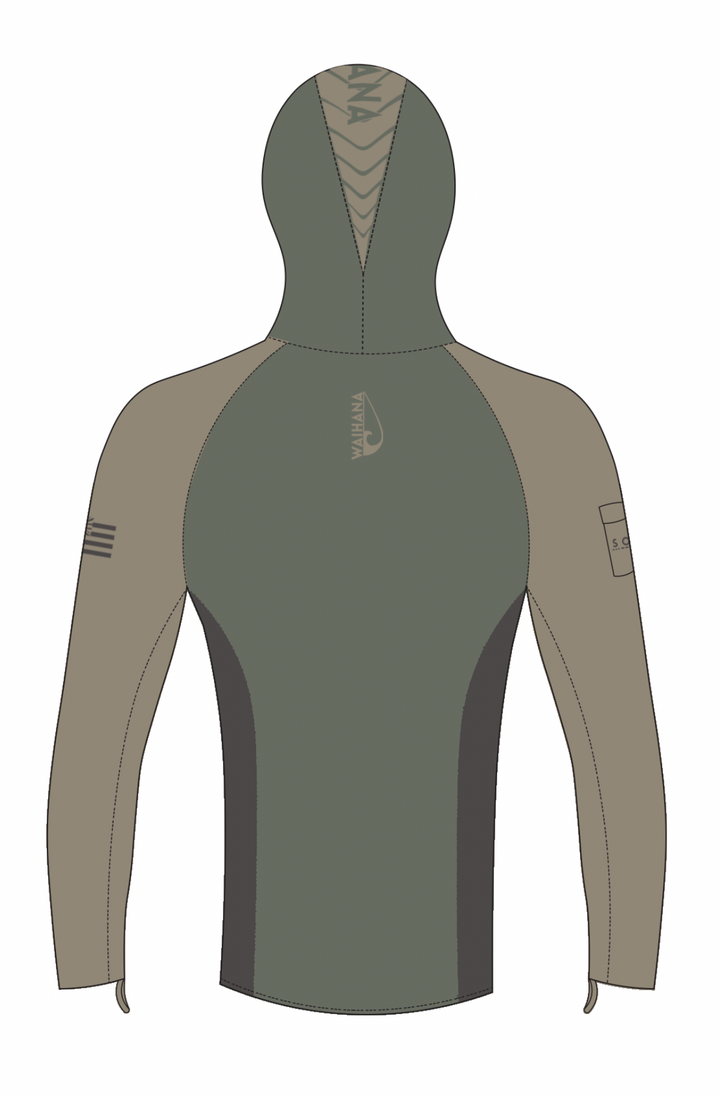 Rashguard con capucha para pesca submarina Terra