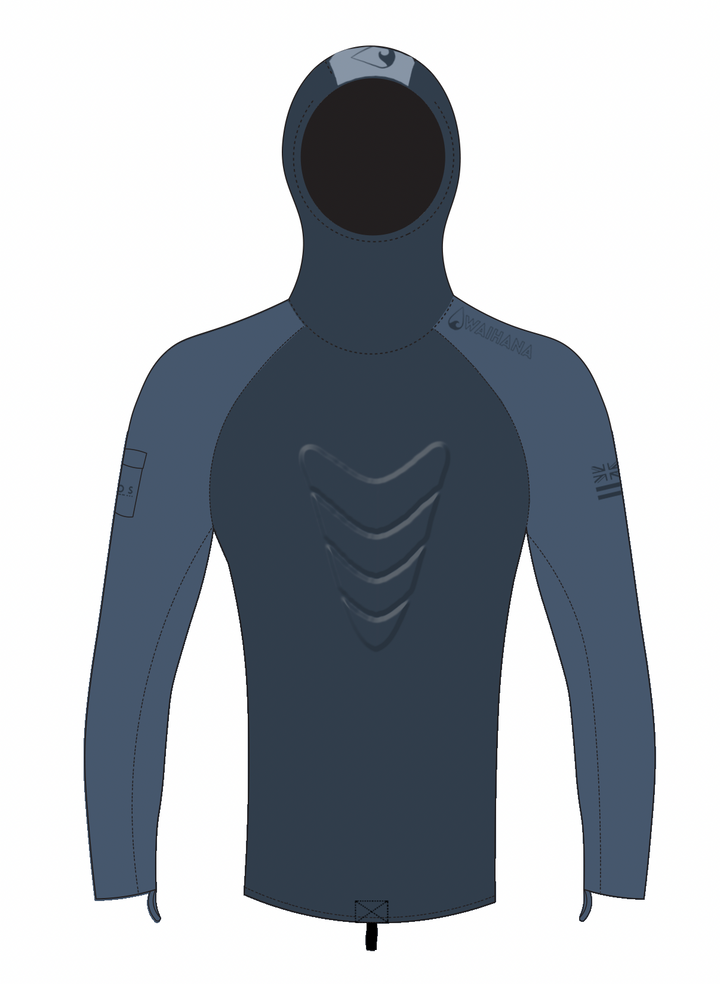 Rashguard con capucha para pesca submarina Vista