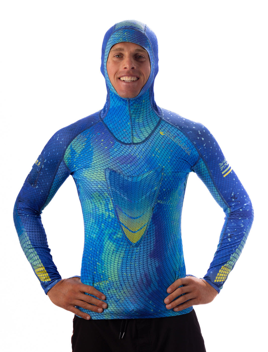 Rashguard de pesca submarina con capucha Kajiki