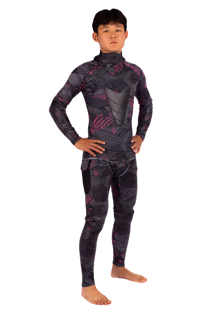 Men’s Pink Fishbone Spearfishing 1.5mm Wetsuit